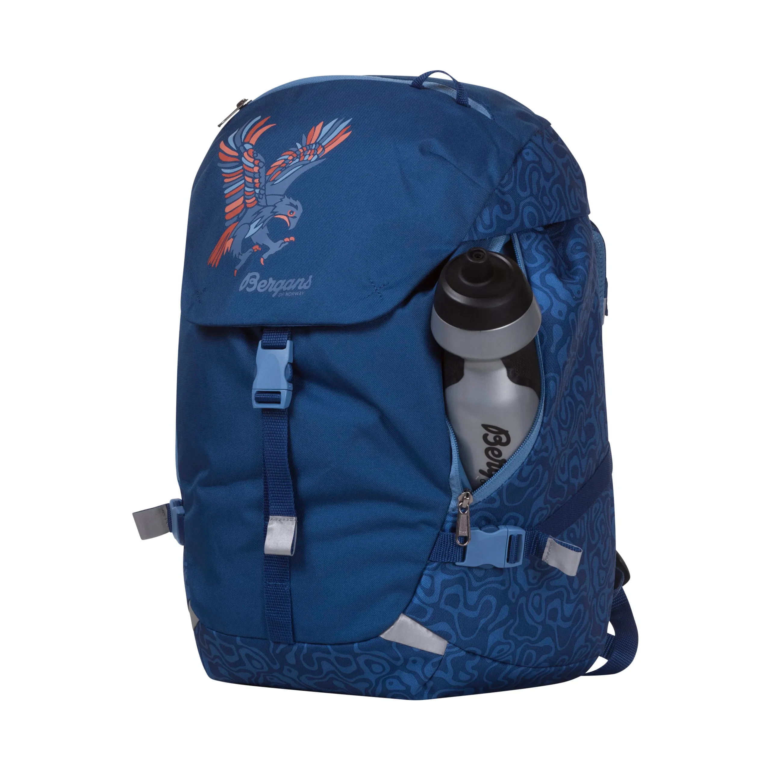 Discount Bergans Aksla 24 Lid - Dark Riviera Blue Topo