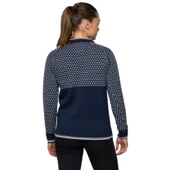Cheap Bergans Alvdal Wool W Jumper - Navy / Vanilla White