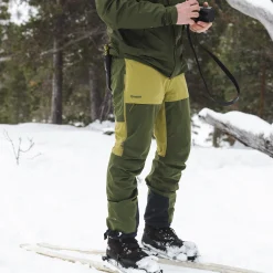 Sale Bergans Bekkely Hybrid Pants - Olive Green / Dark Olive Green