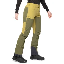 Store Bergans Bekkely Hybrid W Pants - Olive Green / Dark Olive Green