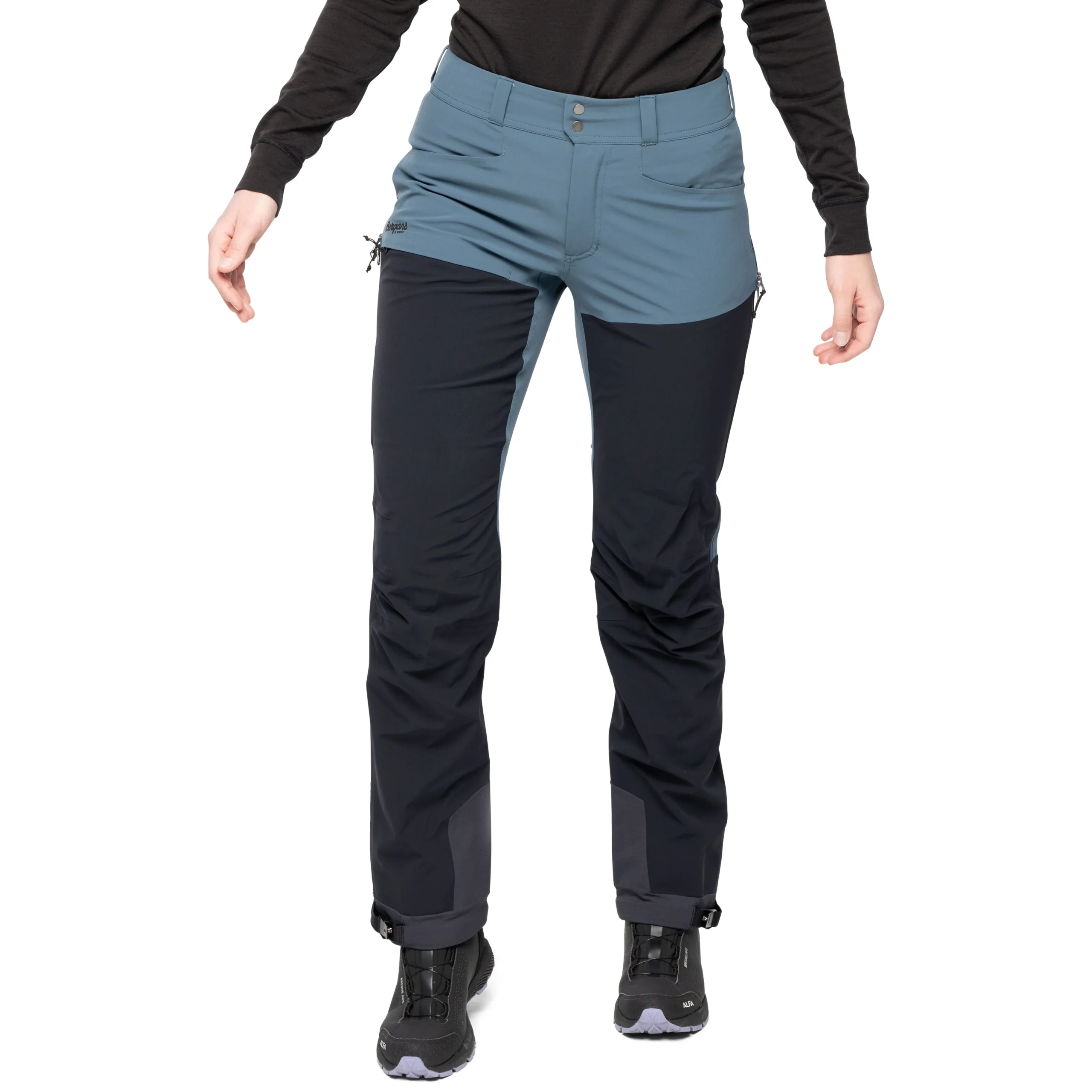 Shop Bergans Bekkely Hybrid W Pants - Orion Blue / Black