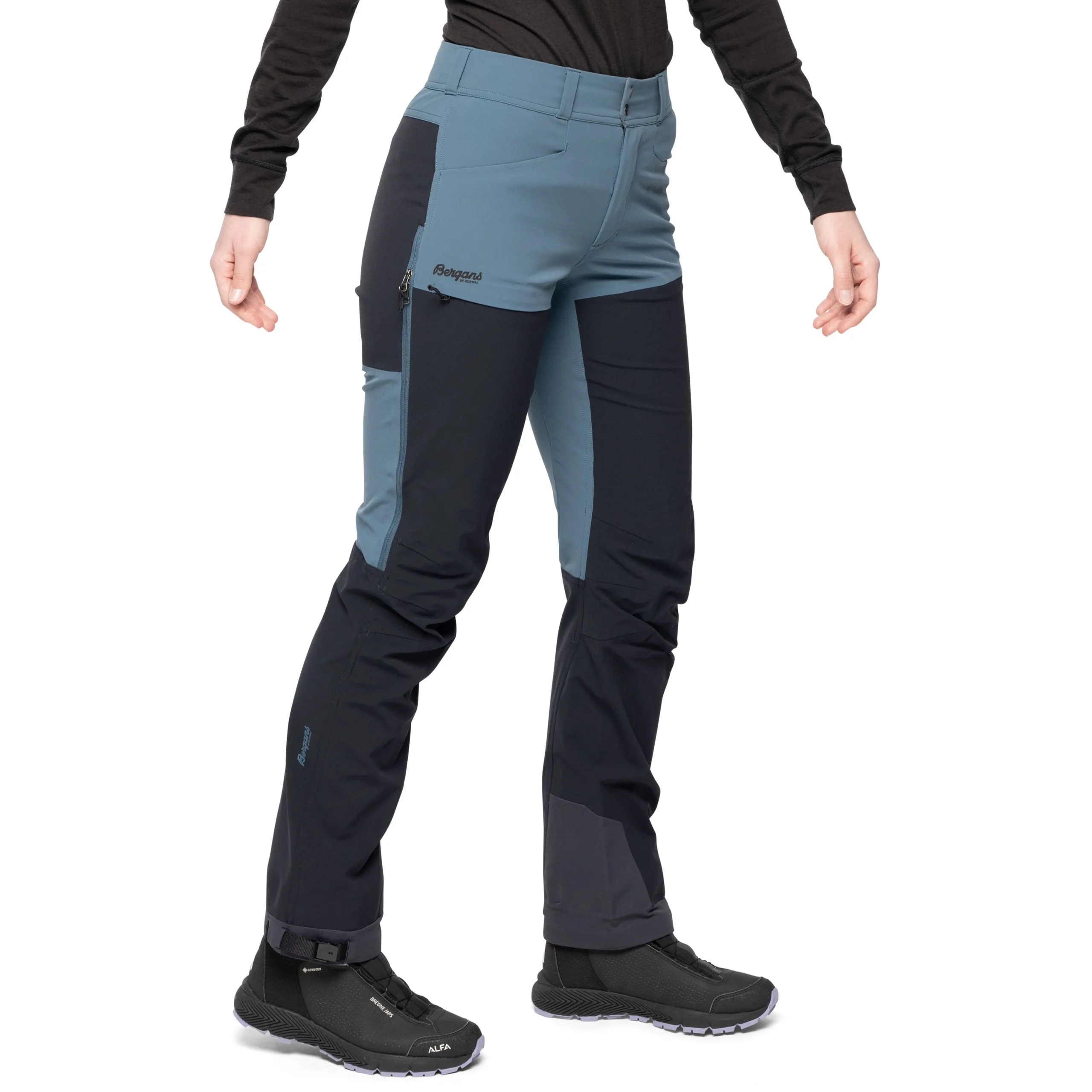 Shop Bergans Bekkely Hybrid W Pants - Orion Blue / Black