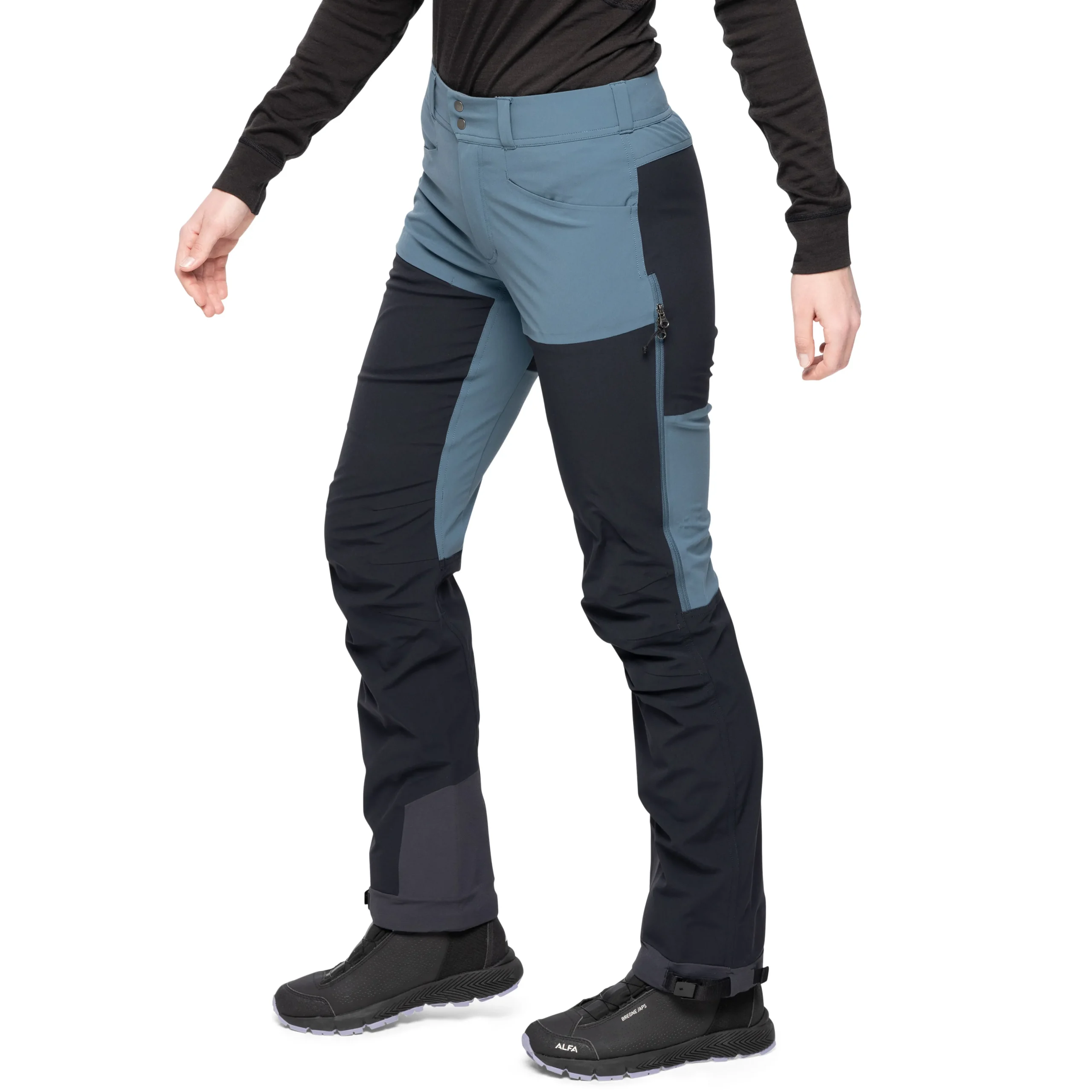 Shop Bergans Bekkely Hybrid W Pants - Orion Blue / Black
