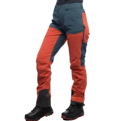 Outlet Bergans Bekkely Hybrid W Pants - Brick / Orion Blue