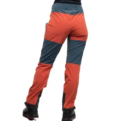 Outlet Bergans Bekkely Hybrid W Pants - Brick / Orion Blue