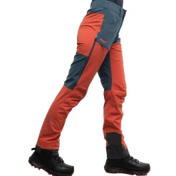 Outlet Bergans Bekkely Hybrid W Pants - Brick / Orion Blue