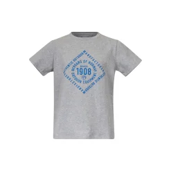 New Bergans 1908 Youth Tee Grey Melange