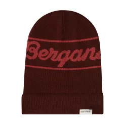 Cheap Bergans Logo Youth Beanie Amarone Red / Rusty Dust