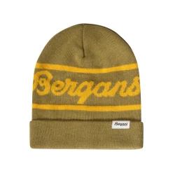 Sale Bergans Logo Youth Beanie Olive Green
