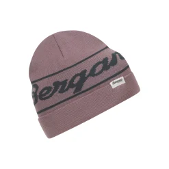 New Bergans Logo Youth Beanie Lilac Chalk