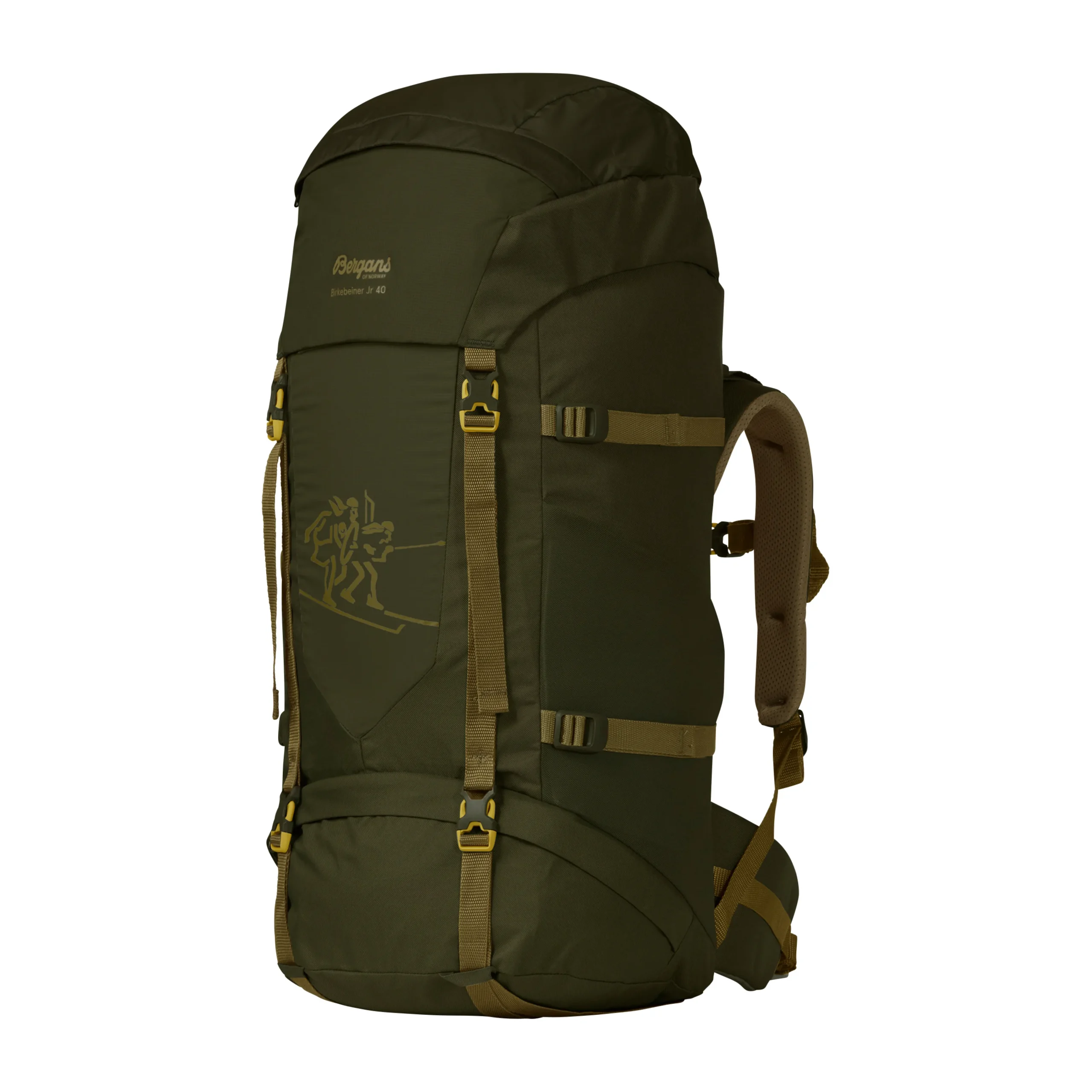 Best Sale Bergans Birkebeiner Jr 40 - Dark Olive Green / Olive Green