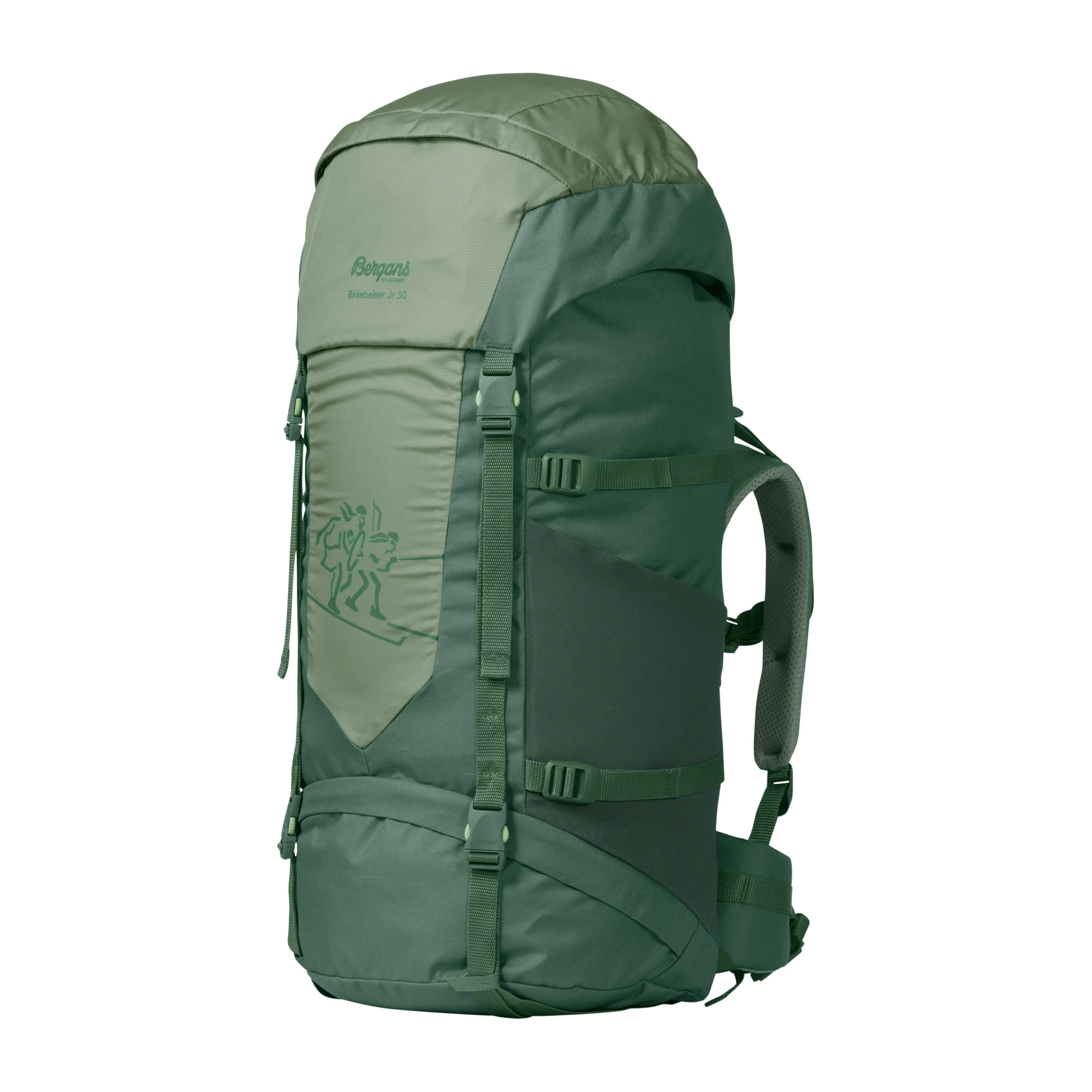 Shop Bergans Birkebeiner Jr 30 - Dark Jade Green / Jade Green