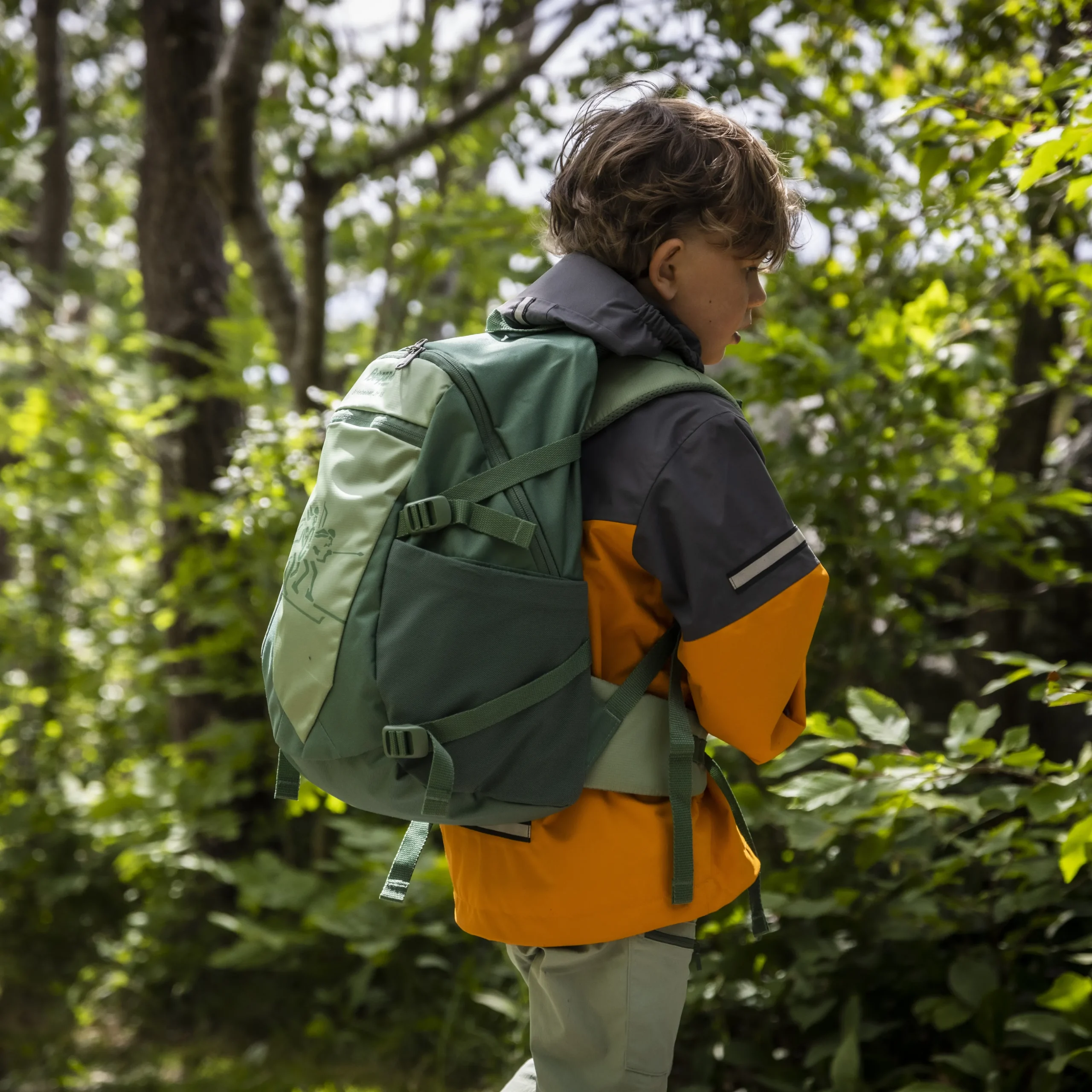 Discount Bergans Birkebeiner Jr 18 - Dark Jade Green / Jade Green