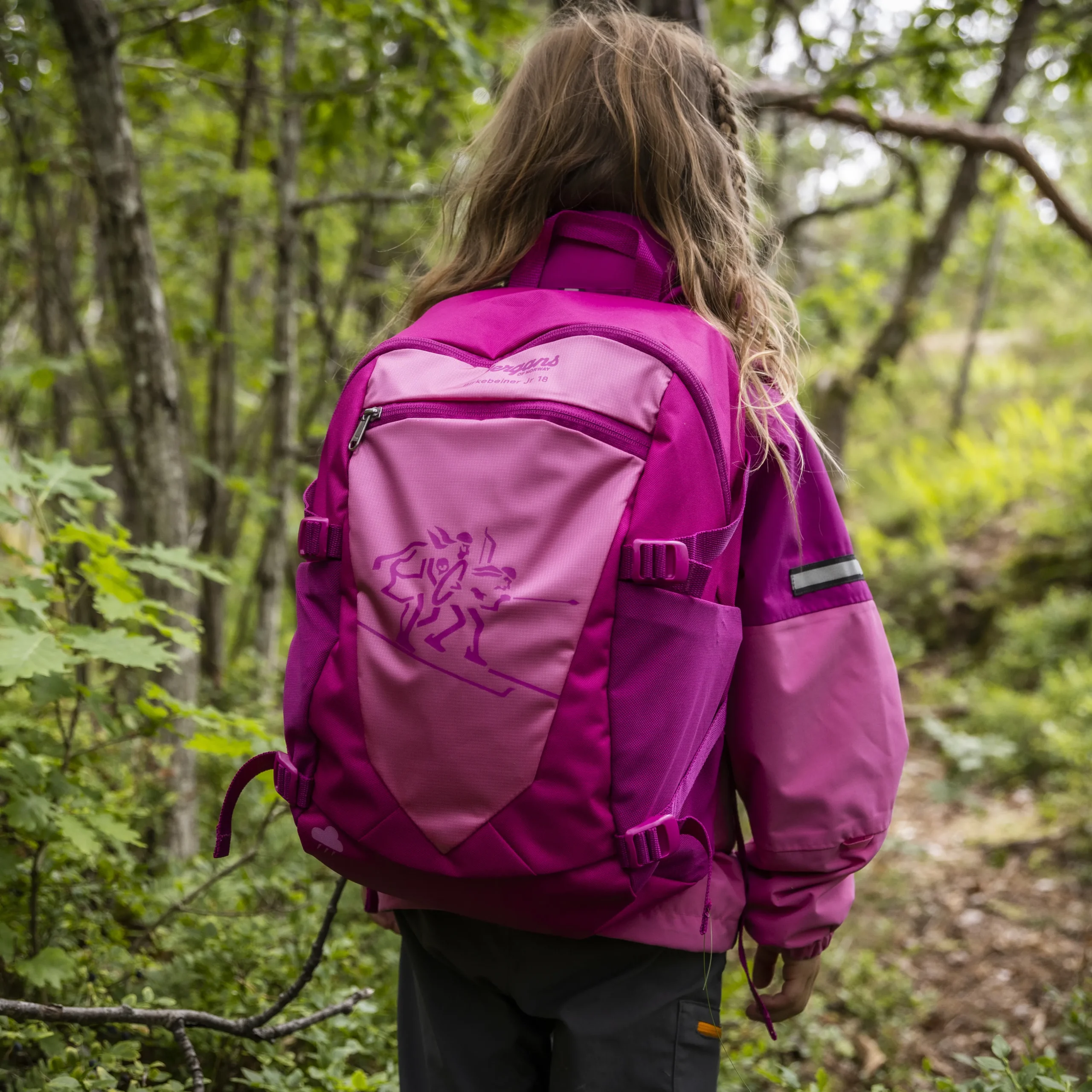 Hot Bergans Birkebeiner Jr 18 - Fandango Purple / Ibis Rose