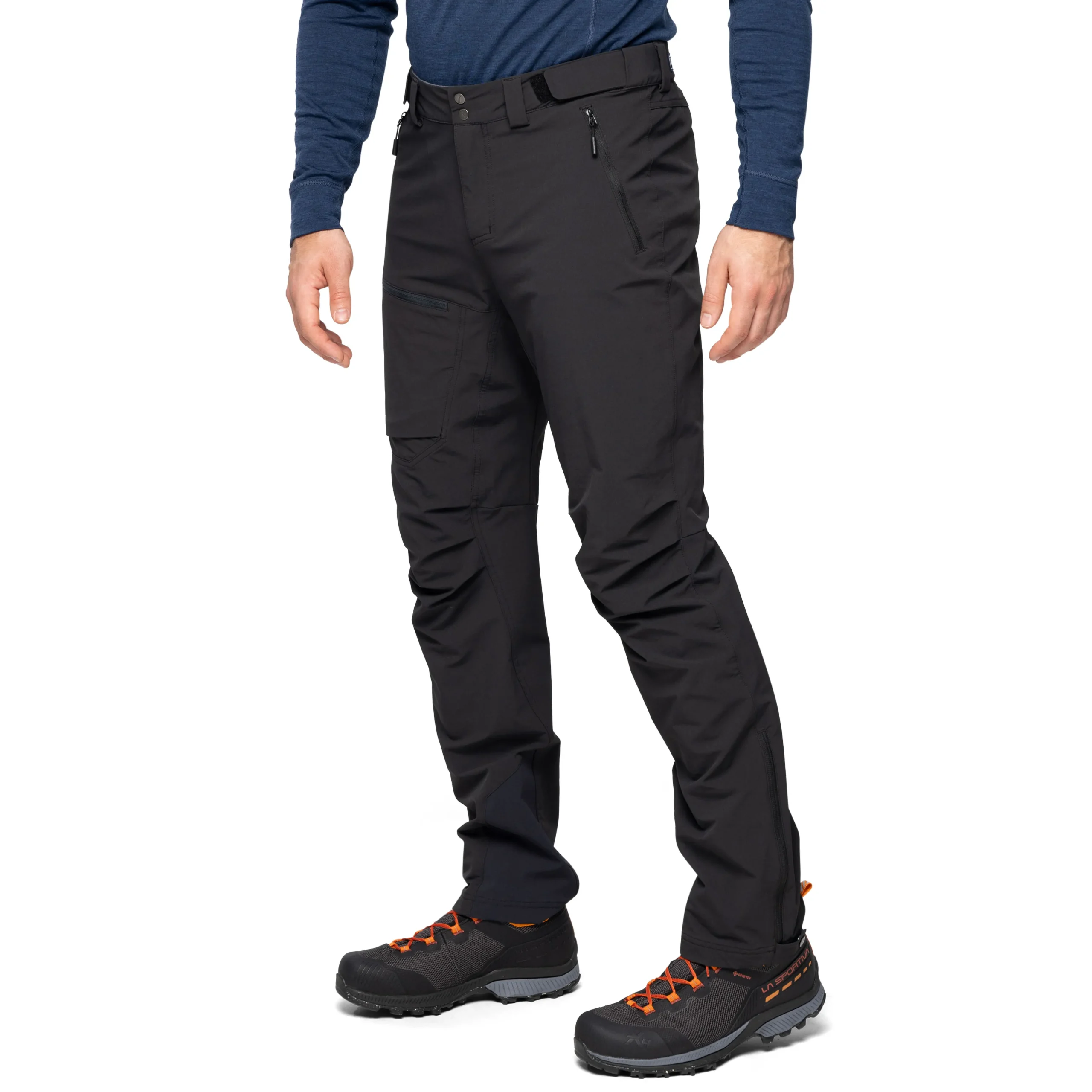Shop Bergans Breheimen Softshell Pants - Black / Solid Charcoal