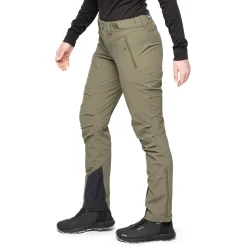 Sale Bergans Breheimen Softshell W Pants - Dark Green Mud