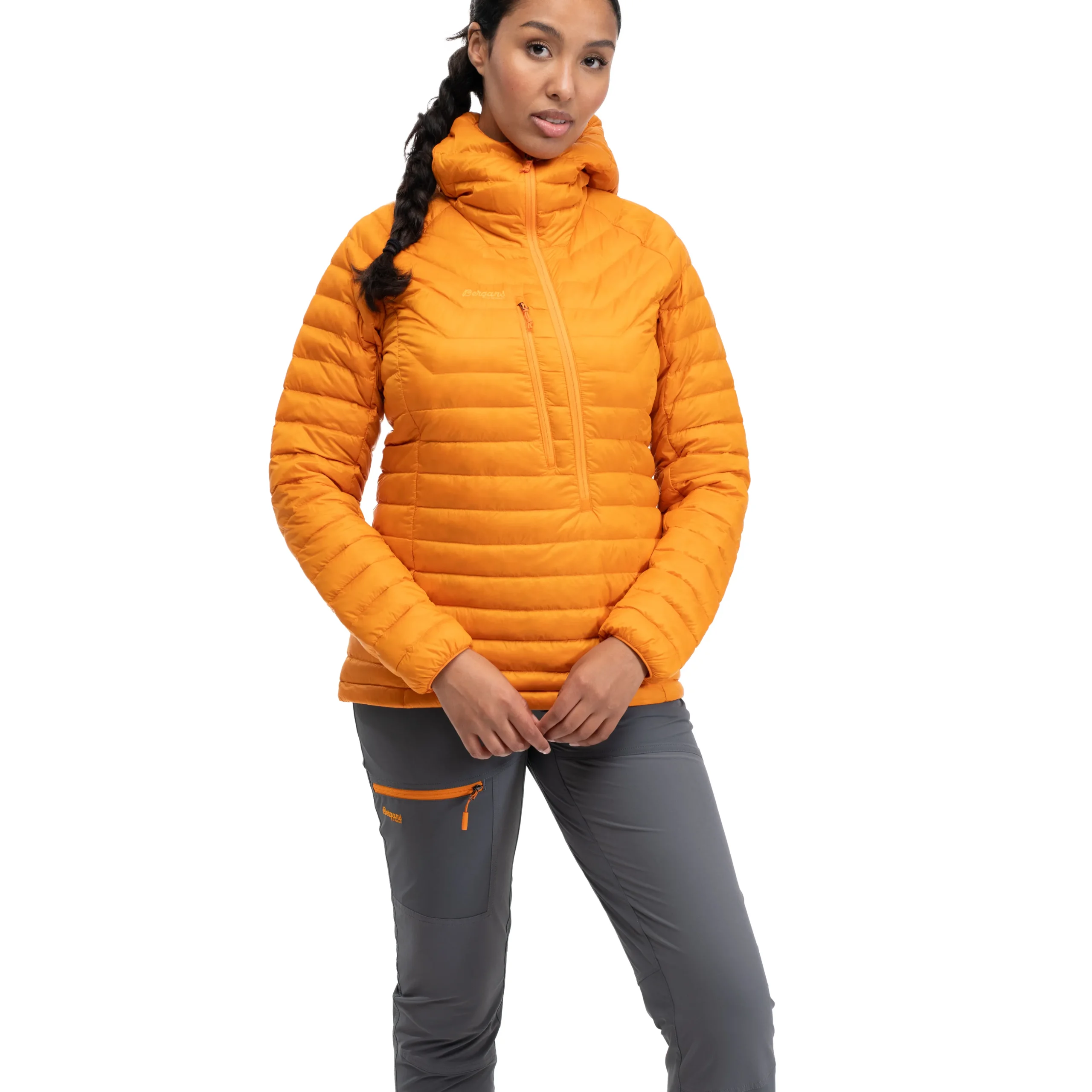 Store Bergans Cecilie Down Light Anorak - Cloudberry Yellow