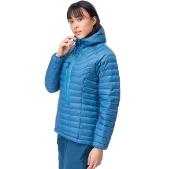Discount Bergans Cecilie Down Light Anorak - Deep Sea Blue
