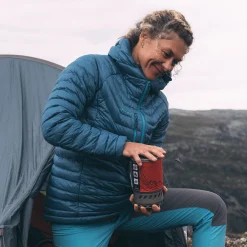 Discount Bergans Cecilie Down Light Anorak - Deep Sea Blue