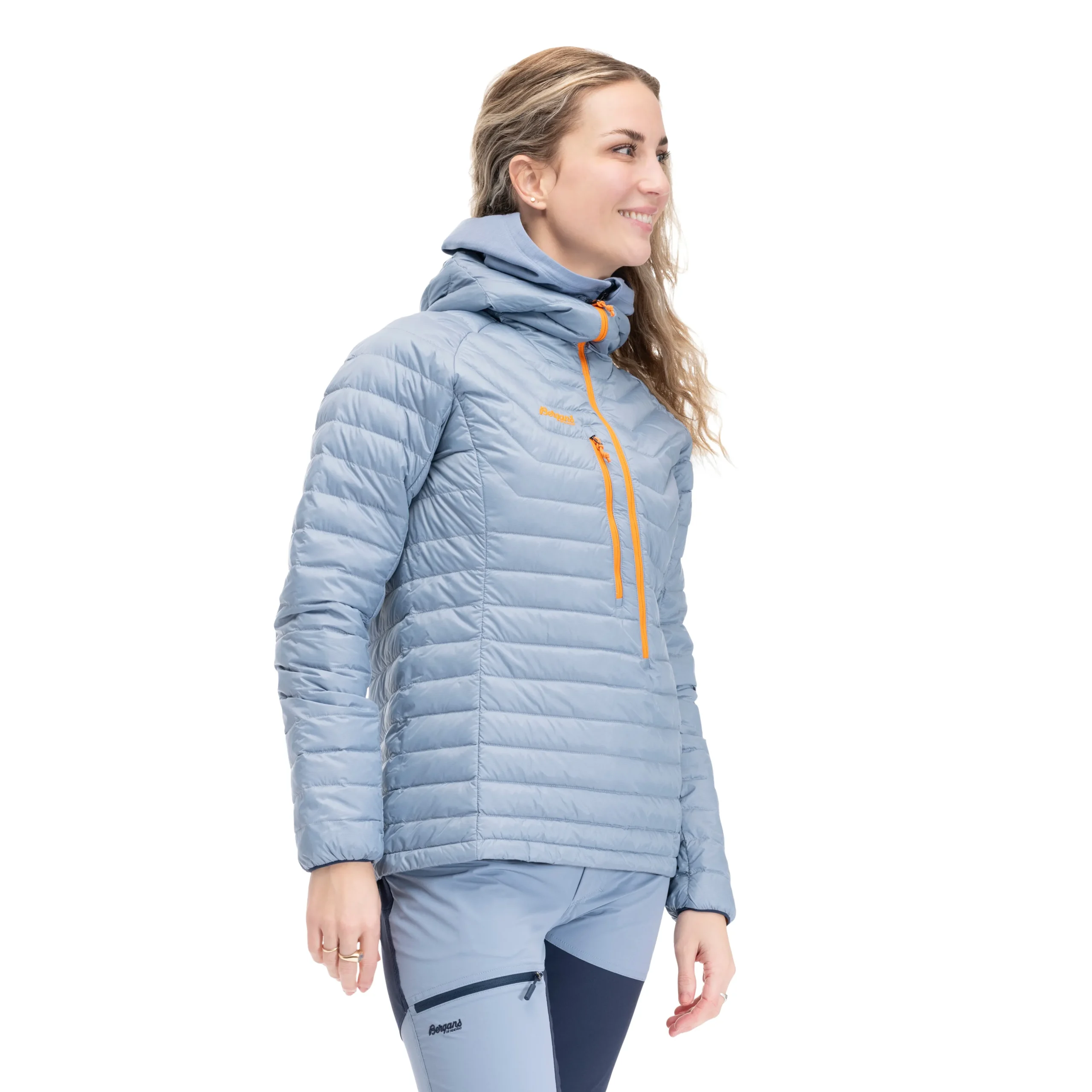 Cheap Bergans Cecilie Down Light Anorak - Misty Sky Blue