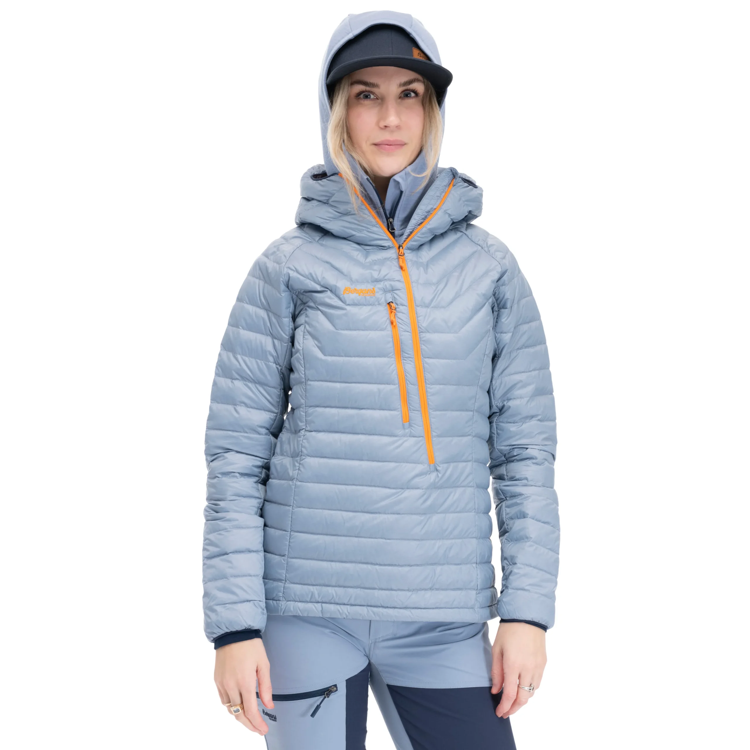 Cheap Bergans Cecilie Down Light Anorak - Misty Sky Blue