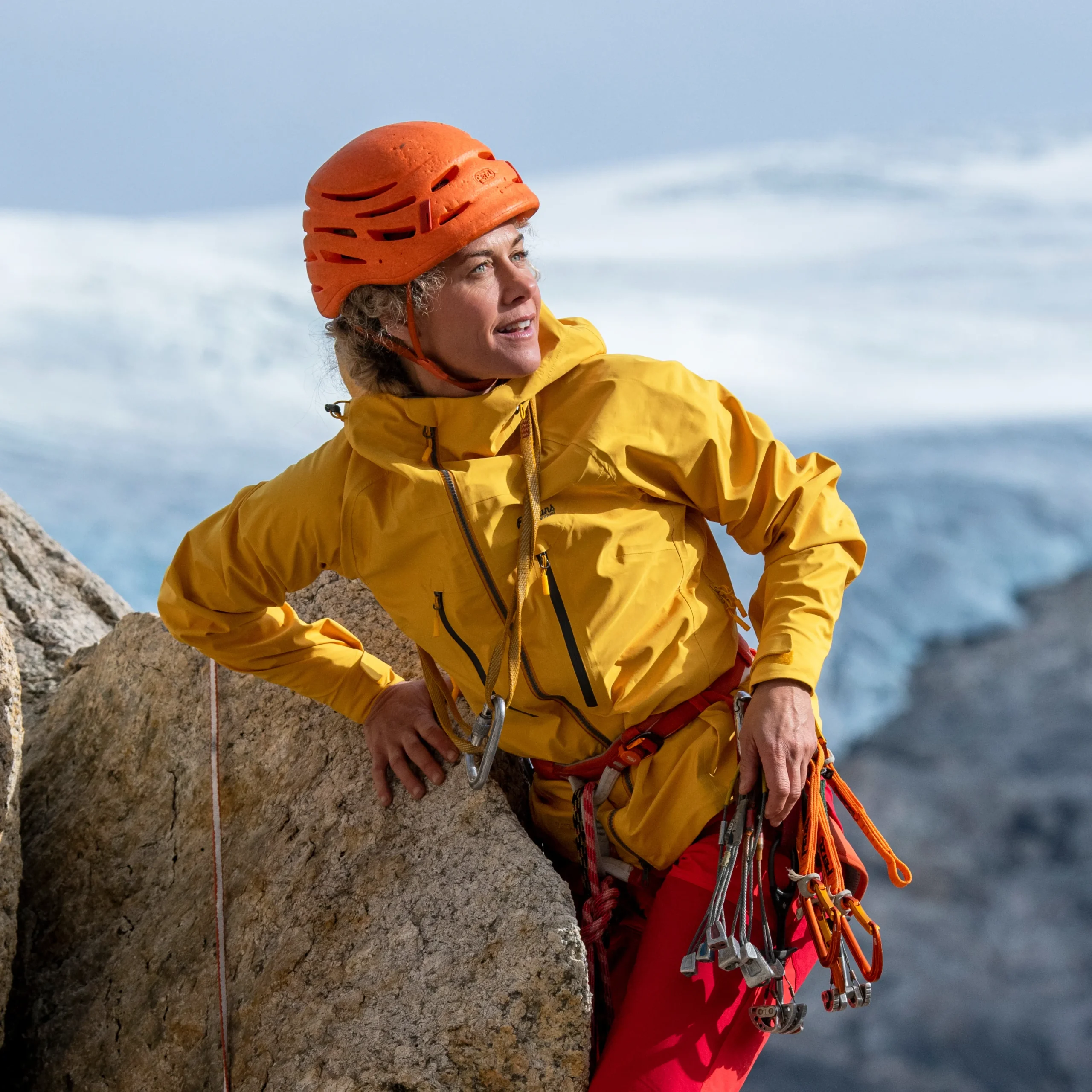 New Bergans Cecilie 3L Jacket - Light Golden Yellow