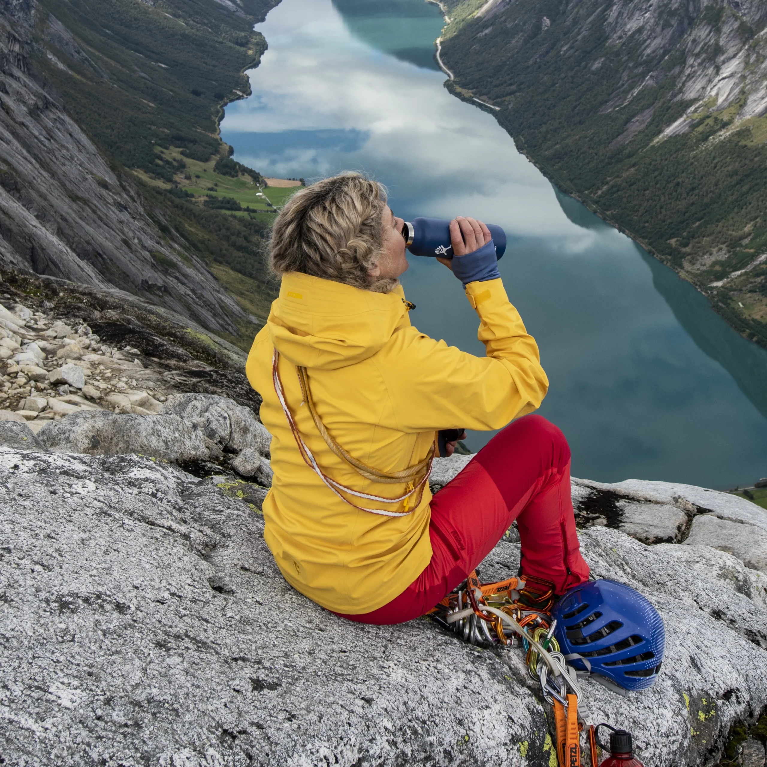 New Bergans Cecilie 3L Jacket - Light Golden Yellow