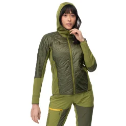 Flash Sale Bergans Cecilie Light Insulated Hybrid Jacket - Dark Olive Green