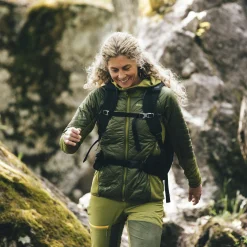 Flash Sale Bergans Cecilie Light Insulated Hybrid Jacket - Dark Olive Green