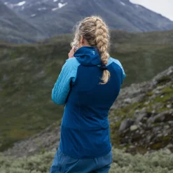 Outlet Bergans Cecilie Light Insulated Hybrid Jacket - Clear Ice Blue
