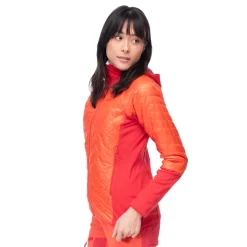 Clearance Bergans Cecilie Light Insulated Hybrid Jacket - Energy Red