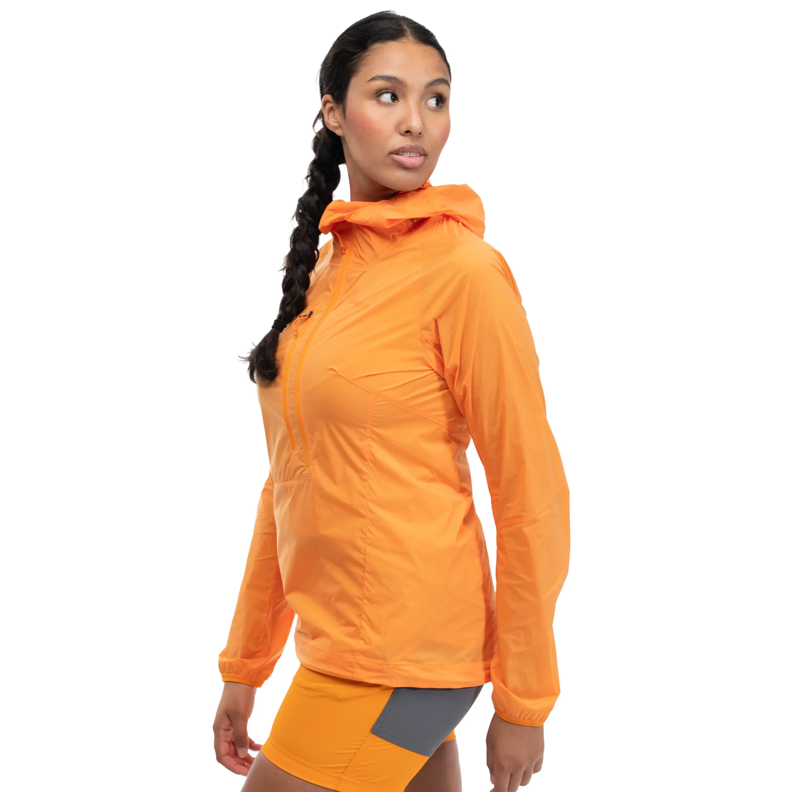 New Bergans Cecilie Light Wind Anorak - Lush Yellow