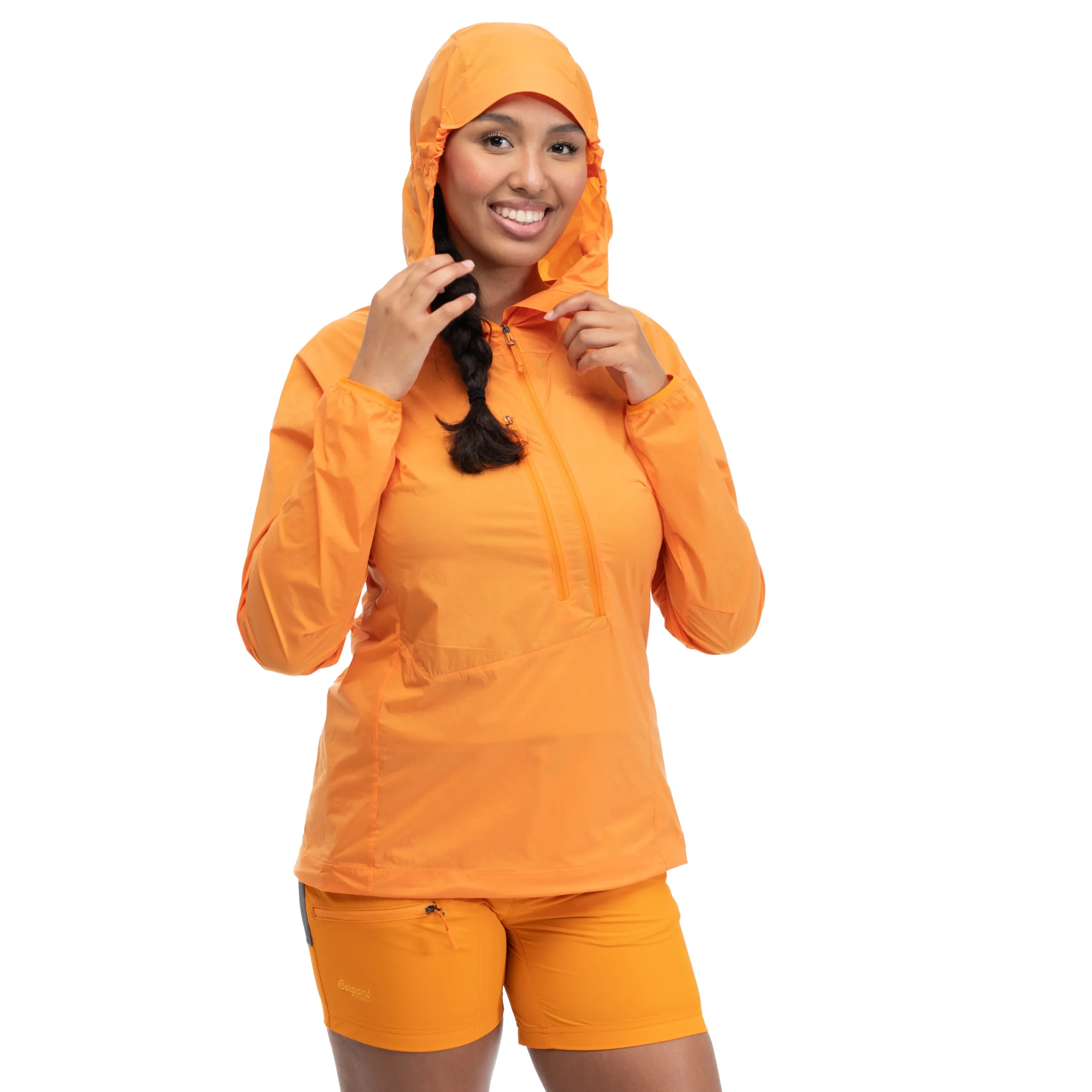 New Bergans Cecilie Light Wind Anorak - Lush Yellow