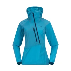 Outlet Bergans Cecilie Light Wind Anorak - Clear Ice Blue