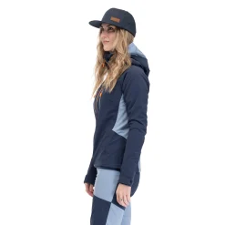 Best Sale Bergans Cecilie Mountain Softshell Jacket - Navy Blue / Misty Sky Blue