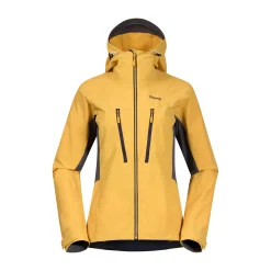 Shop Bergans Cecilie Mountain Softshell Jacket - Light Golden Yellow