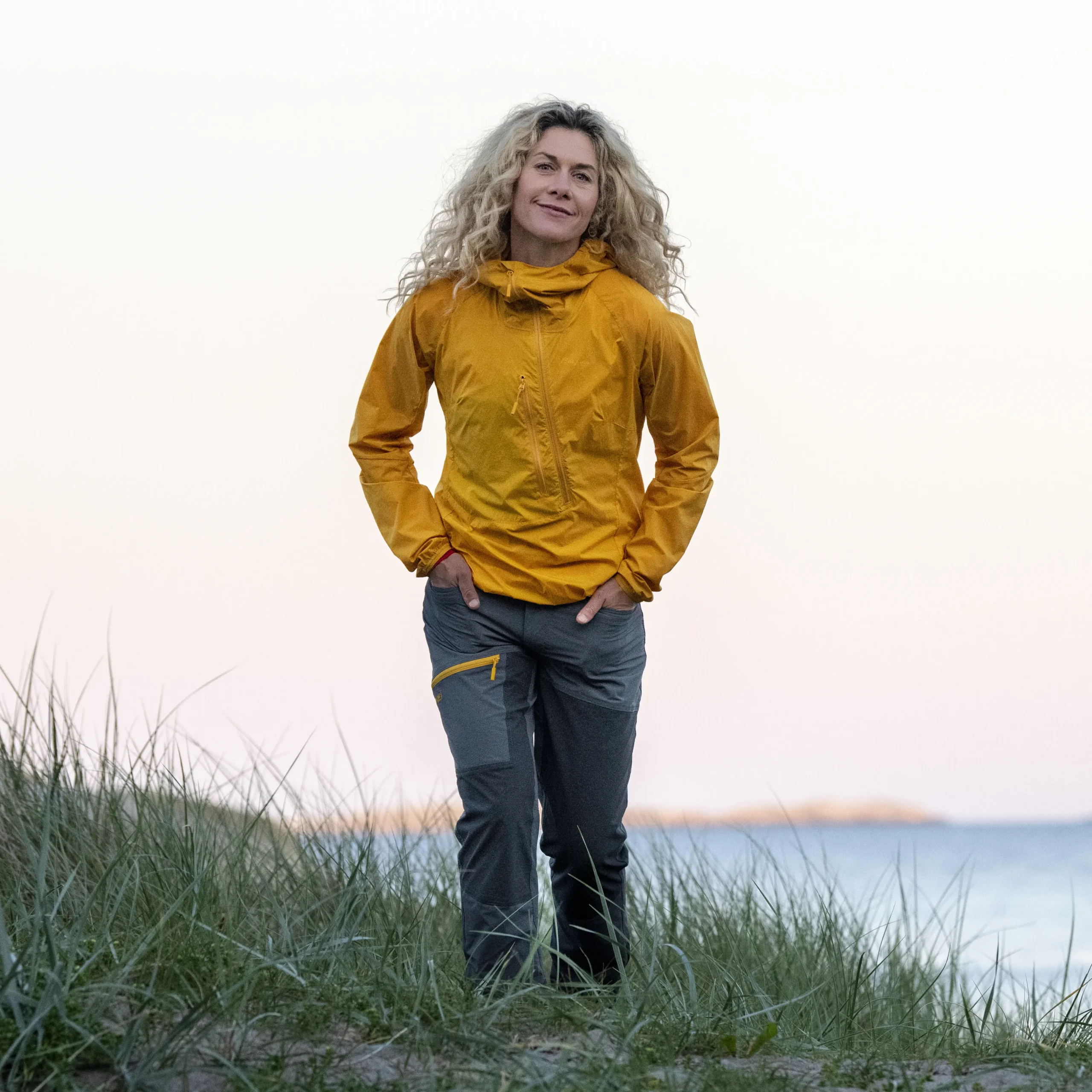 Shop Bergans Cecilie Mountain Softshell Pants - Solid Dark Grey