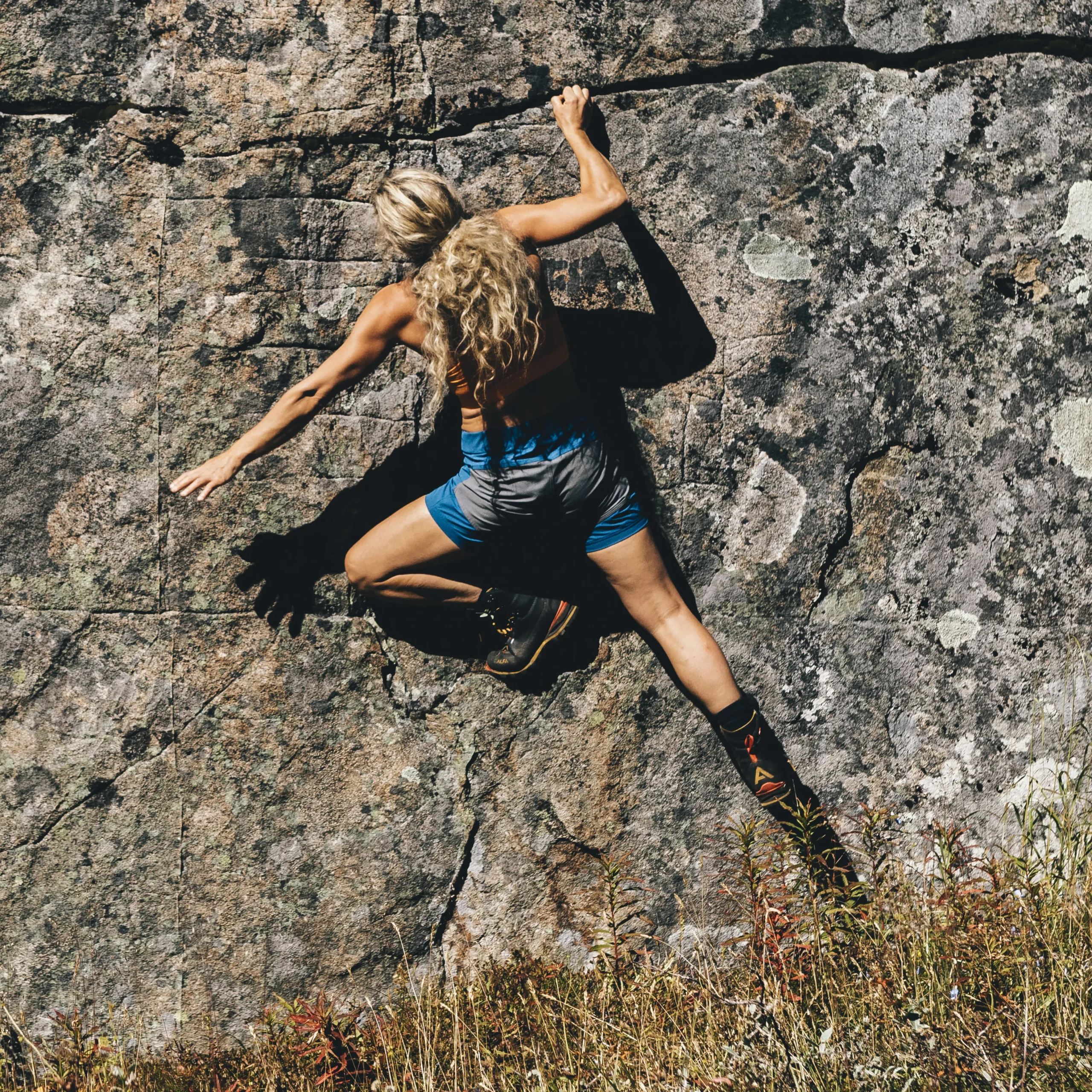 Shop Bergans Cecilie Mtn Softshell Shorts - Deep Sea Blue