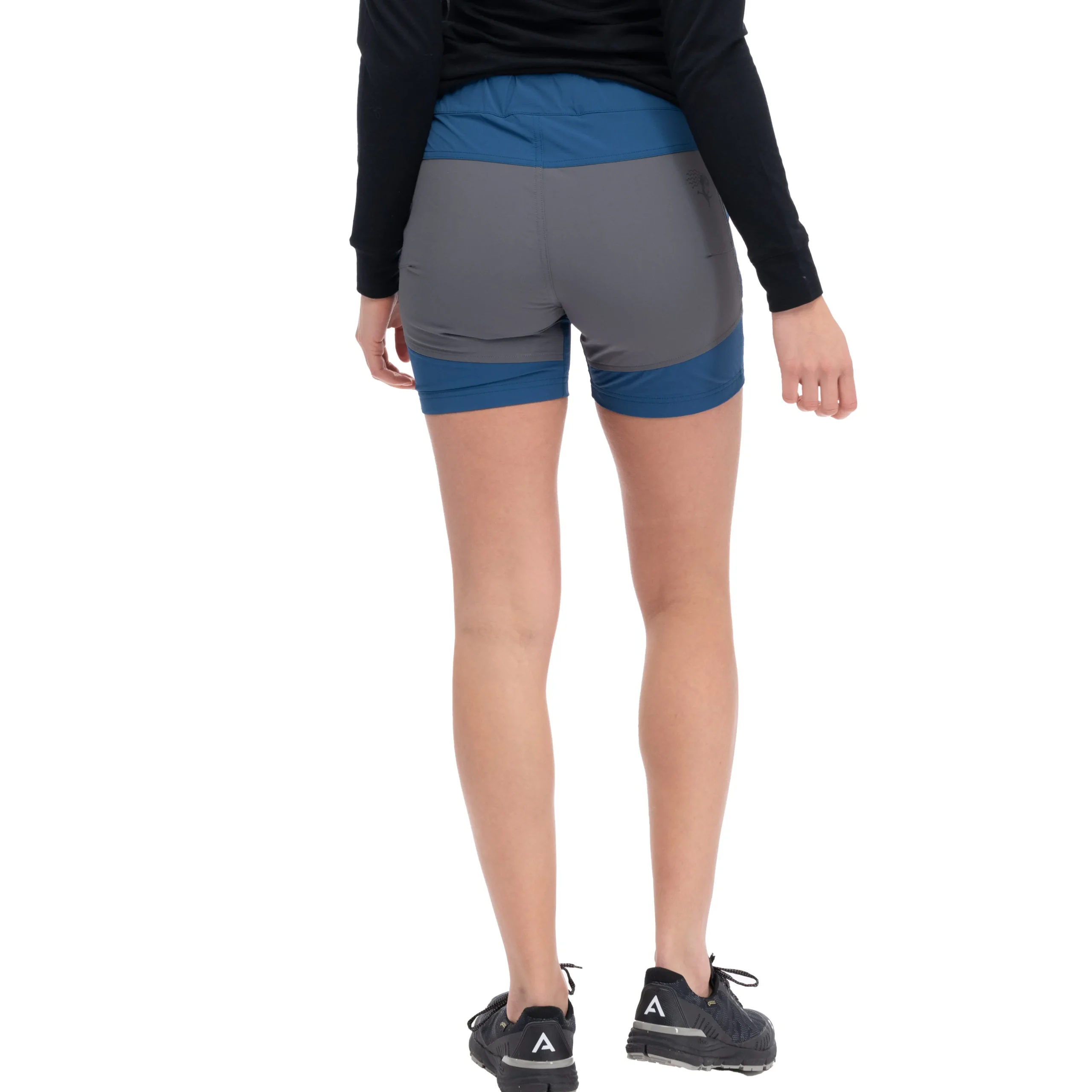 Shop Bergans Cecilie Mtn Softshell Shorts - Deep Sea Blue