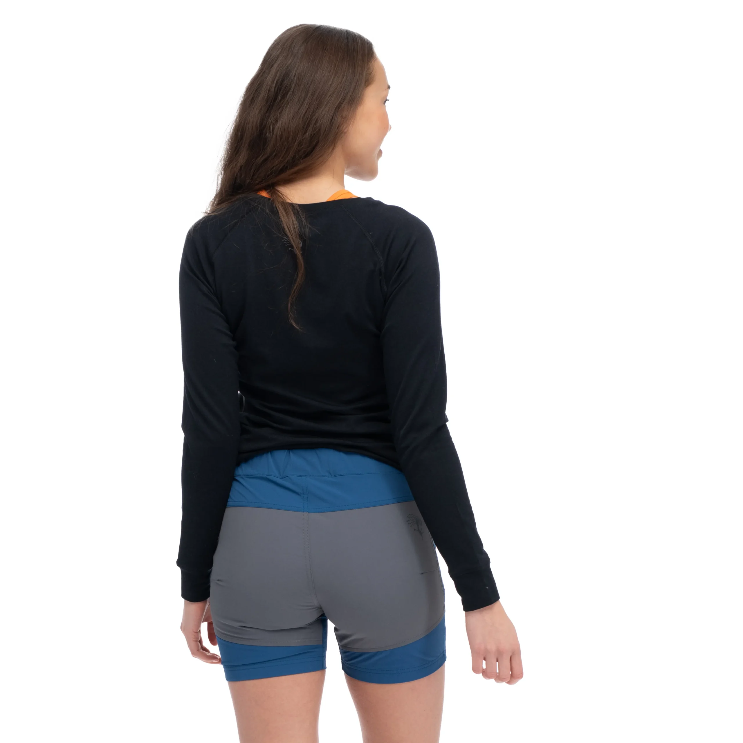 Shop Bergans Cecilie Mtn Softshell Shorts - Deep Sea Blue