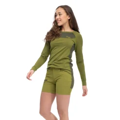 Hot Bergans Cecilie Mtn Softshell Shorts - Trail Green