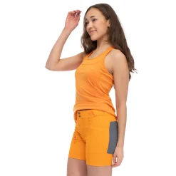 Clearance Bergans Cecilie Mtn Softshell Shorts - Cloudberry Yellow