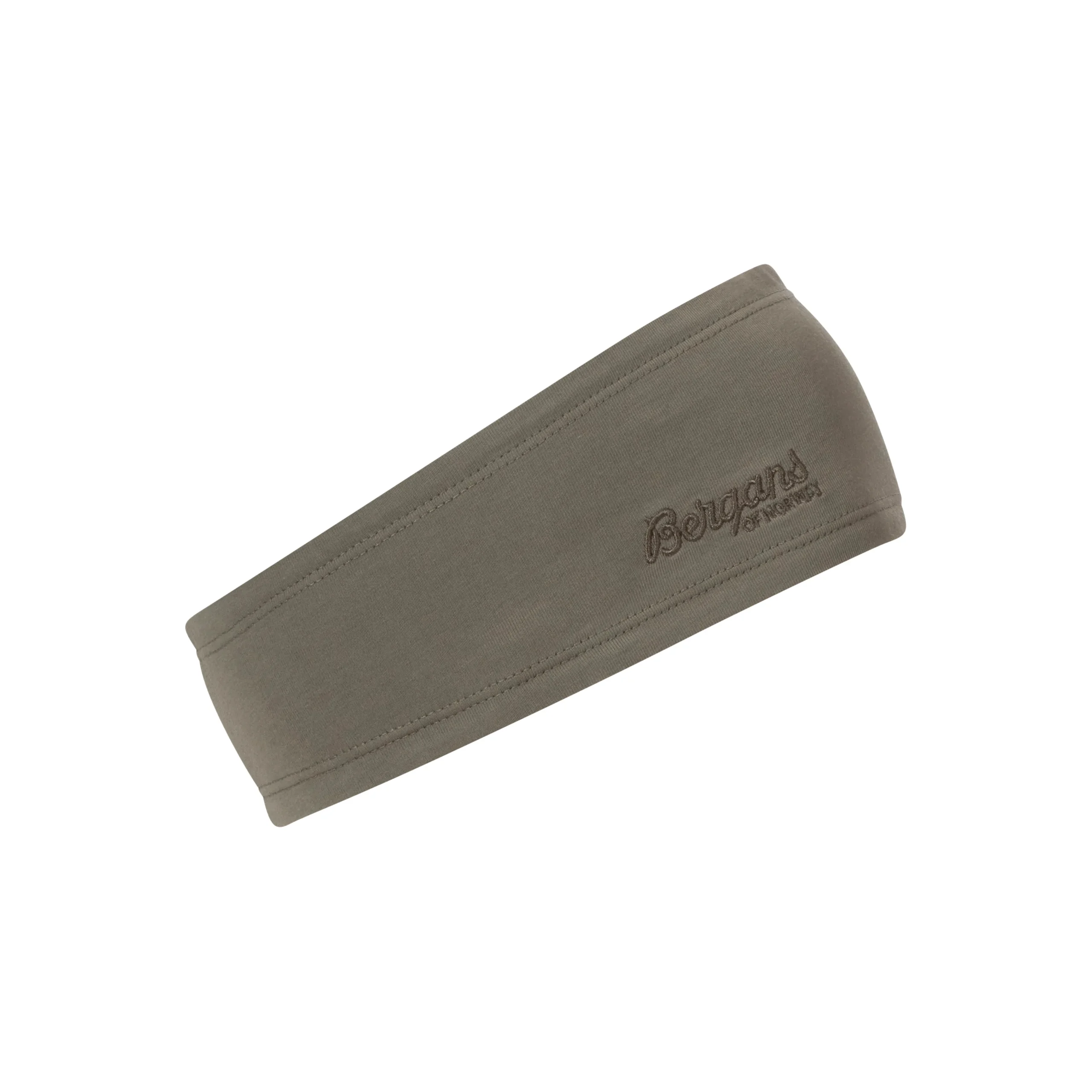 Online Bergans Cotton Headband - Green Mud