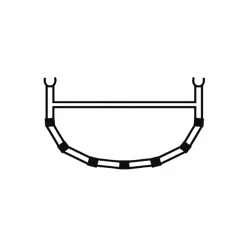 Outlet Bergans 4-Cross Rib W/Top Bar 15,5/17/18,5 -
