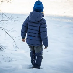Shop Bergans Down Kids Jacket - Navy Blue