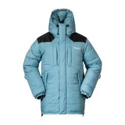 New Bergans Expedition Down Unisex Parka - Arctic Ocean Blue / Black