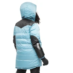 New Bergans Expedition Down Unisex Parka - Arctic Ocean Blue / Black