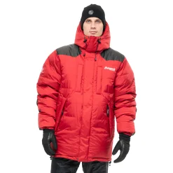 Outlet Bergans Expedition Down Unisex Parka - Red / Black