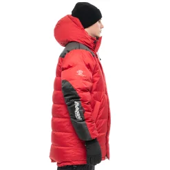 Outlet Bergans Expedition Down Unisex Parka - Red / Black