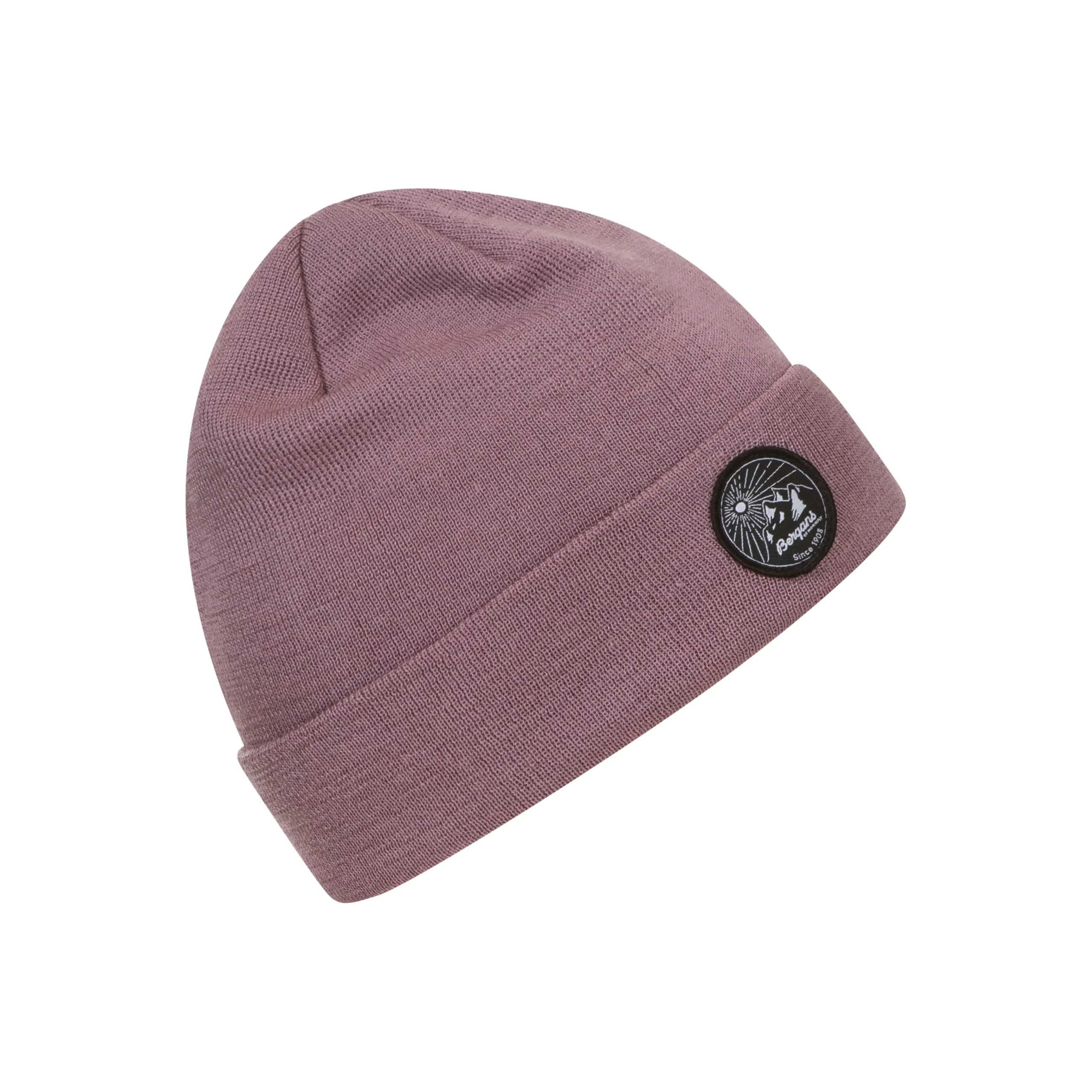 New Bergans Fine Knit V2 Beanie - Lilac Chalk